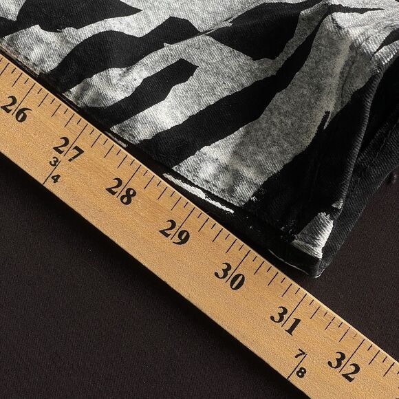 Waimea Jeans Mens 32x32 Black Skinny Fit Silver Branch Unique - Picture 12 of 12